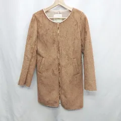 ◇ ⊇ Sonny Label URBAN RESEARCH 長袖 ムートンコート サイズF キャメル レディース E  【1502180024757】