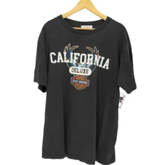 キャラクス CALUX HARLEY-DAVIDSON CALIFORNIA DELUXE リメイク Tシャツ イーグル メンズ 表記無 