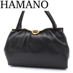 美品】HAMANO 濱野皮革工藝 ハマノ /サンピエトロ 貴石/ハンドバッグ