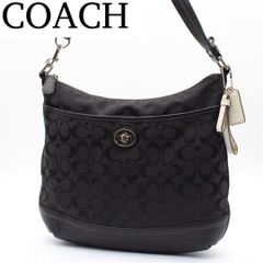 美品✨COACHコーチ 2WAYシグネチャーハンドバッグ ターンロック ブラック 極美品】COACH シグネチャー ターンロック ハンドバッグ 2way 黒色