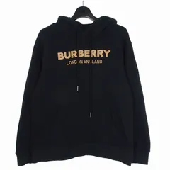 バーバリー ロンドン BURBERRY LONDON ロゴフーディ パーカー トレーナー ブラック 黒のサムネイル