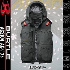 BURTLE バートル AC2104 35.ブラック XXL ACベスト ハイバック - メルカリ