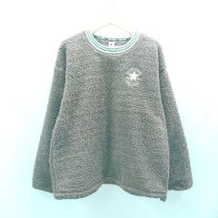 ◇ ⊇ CONVERSE コンバース 長袖 トレーナー サイズL ブラウン レディース E 【1502180060922】