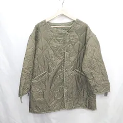 ◇ ⊇ FREAK'S STORE フリークスストア オニオンキルト 長袖 ブルゾン サイズF カーキ レディース E  【1502180070419】のサムネイル
