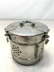 昭和レトロ 金属製 丸型 滅菌器 煮沸消毒器 医療器具 アンティーク 
