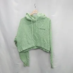 ◇ ⊇ Mila Owen ミラ オーウェン クロップド丈 裏起毛 綿 長袖 パーカー サイズ0 グリーン レディース E  【1502180074677】のサムネイル