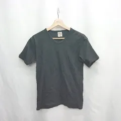 ◇ ⊂ AVIREX Vネック リブニット 半袖 Ｔシャツ サイズM ブラック メンズ E  【1502180076268】のサムネイル