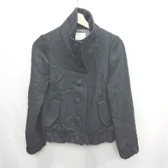 ◇ ⊇ ROUGE VIF 長袖 ブルゾン サイズ1 ネイビー レディース E  【1502180079436】