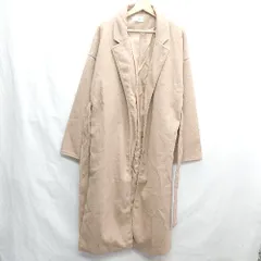 ■ ⊇ ◎ Auntie Rosa Holiday アンティローザホリデー 長袖 チェスターコート サイズF キャメル系 レディース E  【1502200001843】のサムネイル