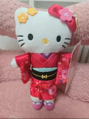 ハローキティ ロング着物 キーホルダー 新品 出品