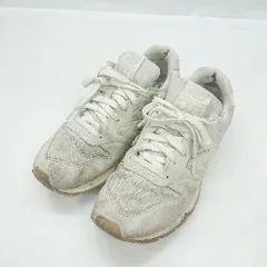 ◇ Θ NEW BALANCE ロゴ装飾 ローカットスニーカー サイズ23.5 ホワイト レディース E  【1502200005209】のサムネイル
