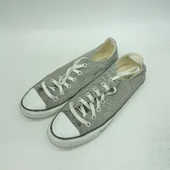 ◇ Θ CONVERSE コンバース ローカットスニーカー サイズ26.5 グレー ホワイト メンズ E  【1502200005810】のサムネイル
