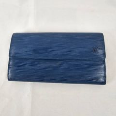 新品同様 ルイヴィトン エピ トレドブルー ポルトモネサーンプル 小銭