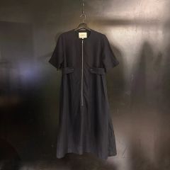 新品タグ付き】スタジオニコルソン シャツワンピース 半袖 コットン 
