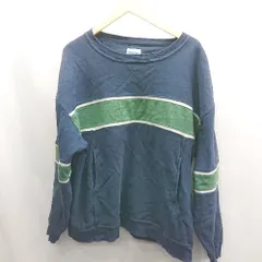 ◇ ⊇ FREAK'S STORE フリークスストア 長袖 トレーナー スウェット サイズF ネイビー グリーン メンズ E  【1502200012672】