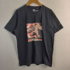 UNIQLO / 기동전사 건담 유니클로 건담 T셔츠 건프라 40주년 콜라보 아트 프린트 블랙 XL 맨즈 헌옷 스트리트 아메카지