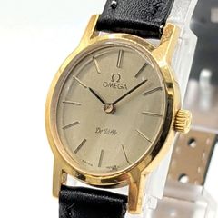 稼働 G20 OMEGA オメガ デビル クォーツ 腕時計 金張り ゴールド 