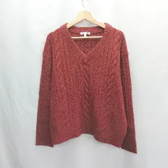 ◇ ⊇ UNIQLO ユニクロ 長袖 セーター サイズ3XL レッド系 メンズ E  【1503050025690】