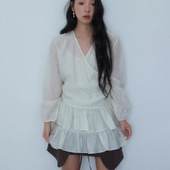 CLANE PINTUCK CROPPED BLOUSE - メルカリ