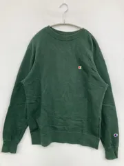 Champion チャンピオン スウェット L グリーン コットン 裏起毛 無地 ワンポイント ブランドロゴ 長袖 メンズ レディース