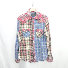 ◇ ◎ ⊇ House of Blues ハウスオブブルース チェック柄 長袖 シャツ サイズL レッド ブルー系 メンズ E  【1503050030601】のサムネイル