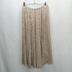 ◇ Θ Spick & Span スピック＆スパン ロング プリーツ スカート サイズ36 グレージュ系 レディース E  【1503050033275】