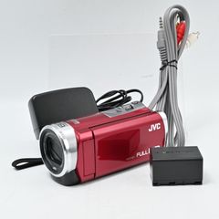 美品】【三脚付きすぐ使える】JVC ビデオカメラ 本体 ピンク 付属品