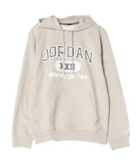 [ナイキ] ジョーダン スポーツ クロスオーバー メンズ Dri-FIT プルオーバー パーカー フーディ Jordan FV8626-050 グレーヘザー/ホワイト スポーツウェア 筋トレ ジム トレーニング フィ [050：グレーヘザー/ホワイト] [L]