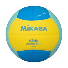 미카사(MIKASA) 스마일 닷지볼 1호(유아~초등학생용) 150g 황/청/녹 SD10-YLG 추천 내압 0.10~0.15(kgf/?) 0