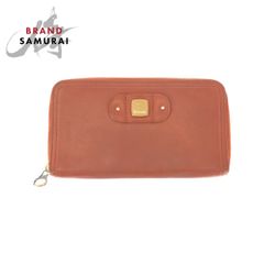 極美品 Chloe クロエ 長財布 レザー マゼンタピンク カード付き BAY