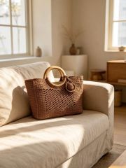 新品タグ付き plageプラージュ RAFFIA BASKET バッグ - メルカリ