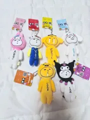 6個まとめ ゆきお サンリオ ぬいぐるみ キーリング
