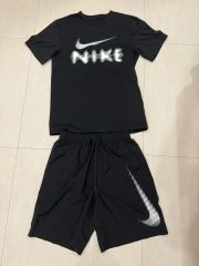 ナイキ スウッシュ 上下セット 新品 XL Tシャツ ハーフパンツ 速乾 UV 