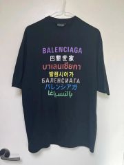 美品 BALENCIAGA バレンシアガ カタカナ 多言語ロゴ Tシャツ S - メルカリ