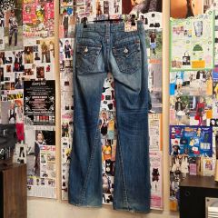 美品・Y2K】トゥルーレリジョン JOEY フレアデニム USA製 W25 - メルカリ