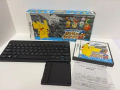 バトル＆ゲット！ ポケモンタイピングDS（クロ） キーボード付 動作確認済み 箱付
