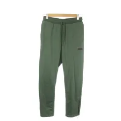 アディダスオリジナルス adidas originals スウェットパンツ M 緑 グリーン ドローストリングウエスト 裾ジッパー ロゴパッチ /AO37 ■GY99