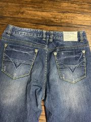 極太 Y2K SALVAGE ギミック立体バギーデニムパンツ W38相当 メンズ ​Y2K SALVAGE ギミック立体バギーデニム W38相当