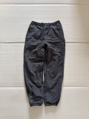 美品】DOMINGO ナイロンロングパンツ ブラック Lサイズ ドミンゴ