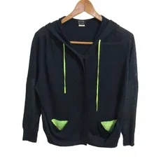 ポールスミス パーカー トップス 長袖 ジップアップ リネン混 レディース Mサイズ 紺×黄 Paul Smith 【中古】のサムネイル