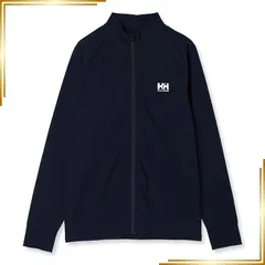 【新品】 [ヘリーハンセン] ラッシュガード L/S Full-zip Rashguard メンズ オーシャンネイビー 0