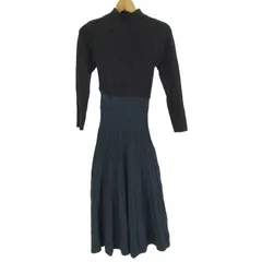 フレイアイディー ニットワンピース トップス ロング丈 カシミヤ混 レディース Fサイズ グレー FRAY I.D 【中古】
