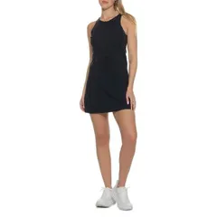 スパンク レディース トップス ワンピース ノースリーブ Spanx Zip Front Dress Sleeveless Very Black ブラックのサムネイル