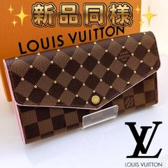 LOUIS VUITTON ポルトフォイユ・サラ ダミエ スタッズ 長財布 - メルカリ LOUIS VUITTON ポルトフォイユ・サラ ダミエ スタッズ 長財布 - メルカリ