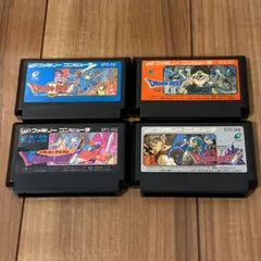 ドラゴンクエスト１～４　ファミコンソフト　箱説なし