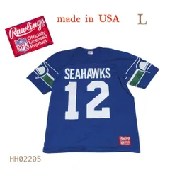 USA製NFL Rawlings半袖TシャツLブルー　シングルステッチHH02205のサムネイル