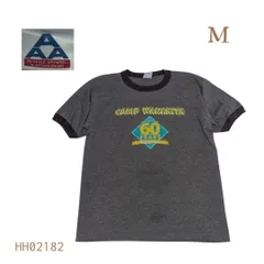 HH02182 AAAプリントTシャツMブラックYMCA WANAKITAリンガーtのサムネイル