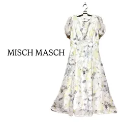 MISCH MASCH ミッシュマッシュ 花柄 シフォン ロングワンピース フェミニン