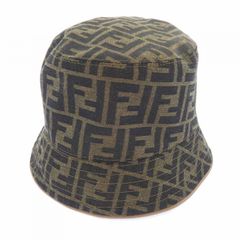 FENDI ズッカ柄 バケットハット ブラウン - メルカリ