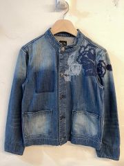 DIESEL 刺繍 デニム スカジャン ブルゾン - メルカリ